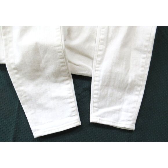 J. Crew Mercantile Women's Mid rise Skinny White Jeans 28x28  EUC - Picture 9 of 9